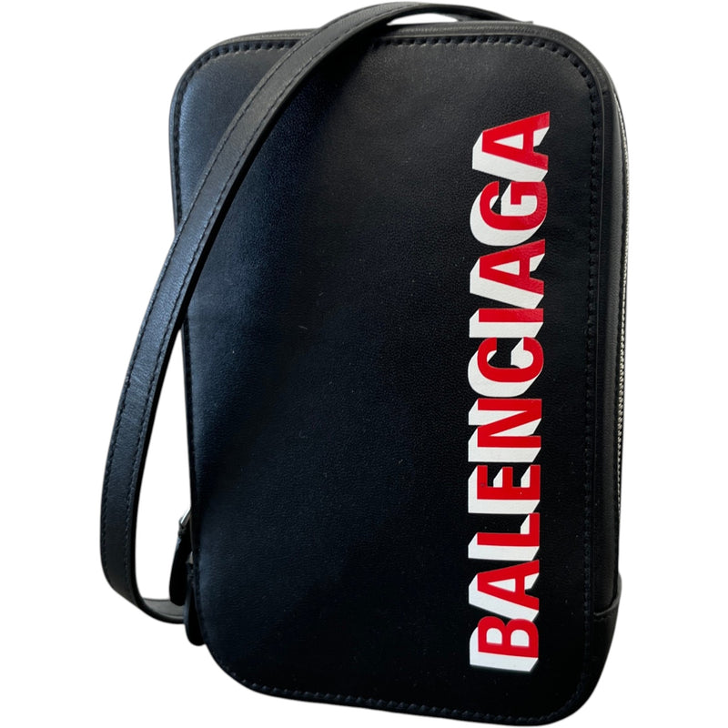 Men's Cash Zip Phone Holder Bag Black