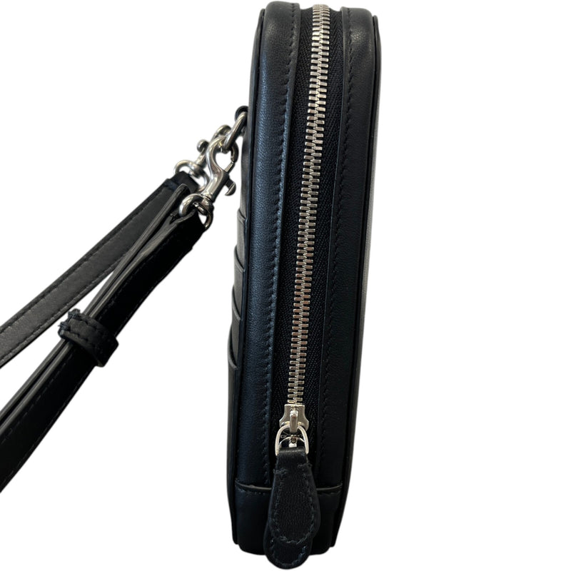 Men's Cash Zip Phone Holder Bag Black