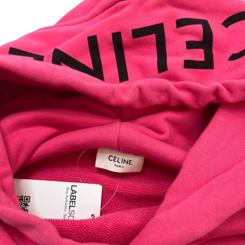 Men's Hood Logo Hoodie Pink Size S