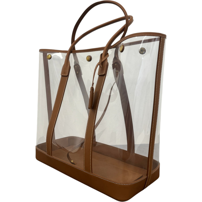 Women's Severine PVC Tote Handbag Brown