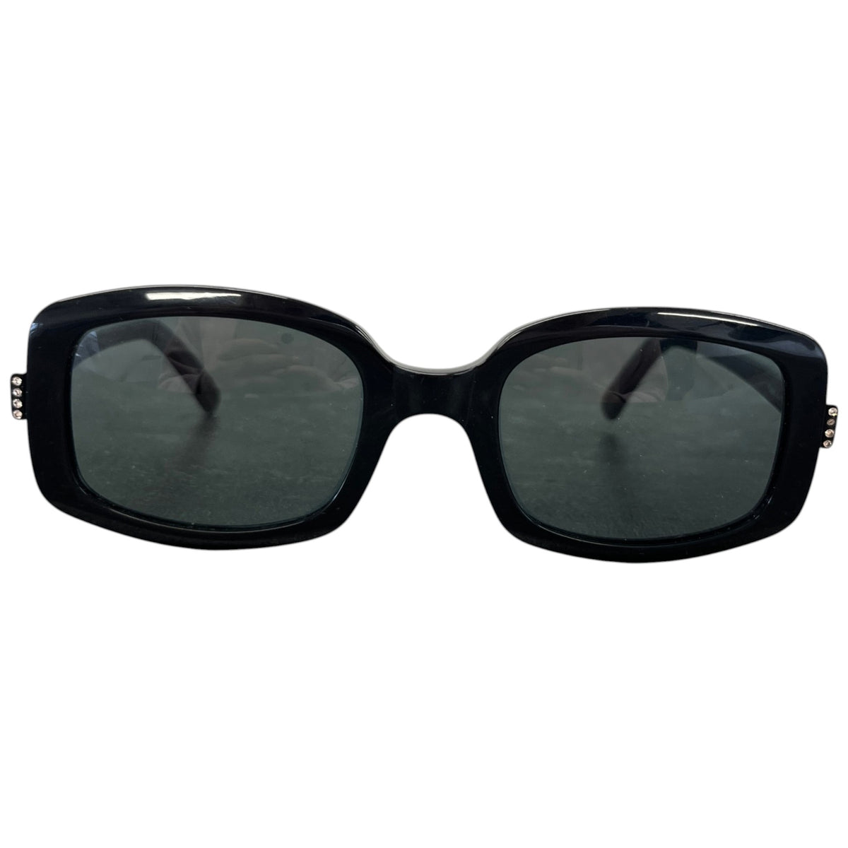 Women's Rectangle-Frame Logo Sunglasses Black - Photo 1