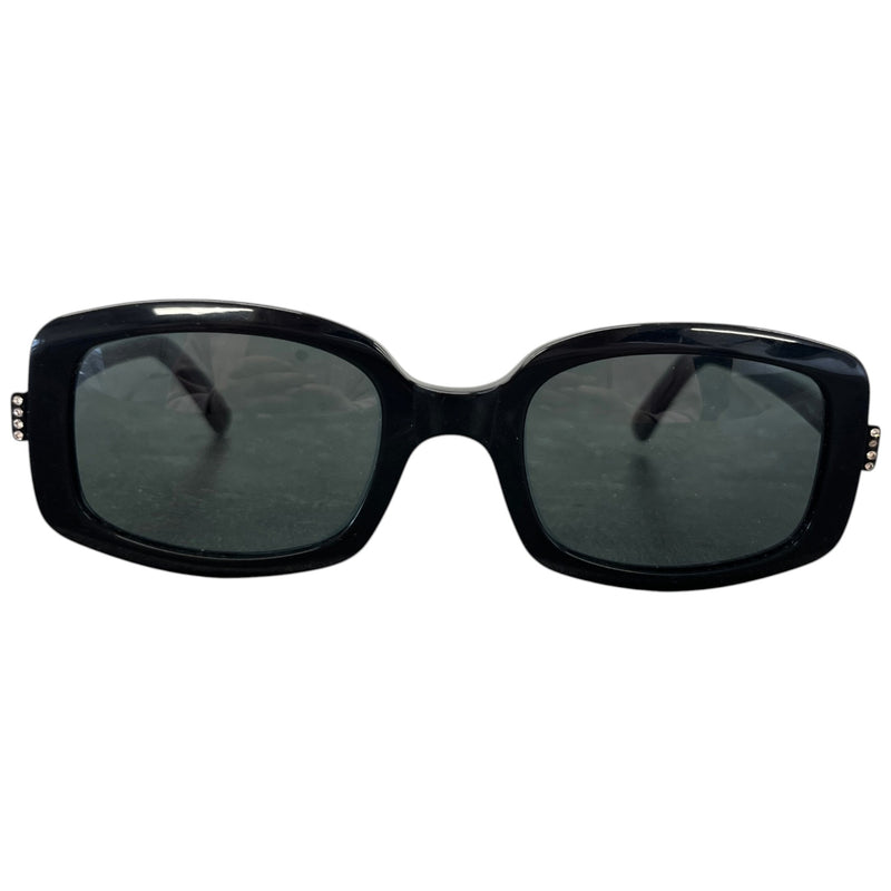 Women's Rectangle-Frame Logo Sunglasses Black