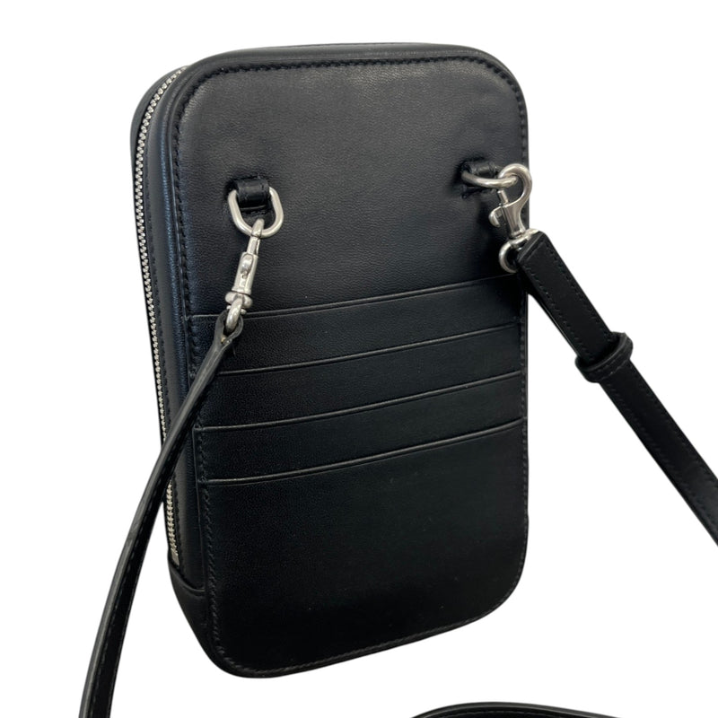 Men's Cash Zip Phone Holder Bag Black
