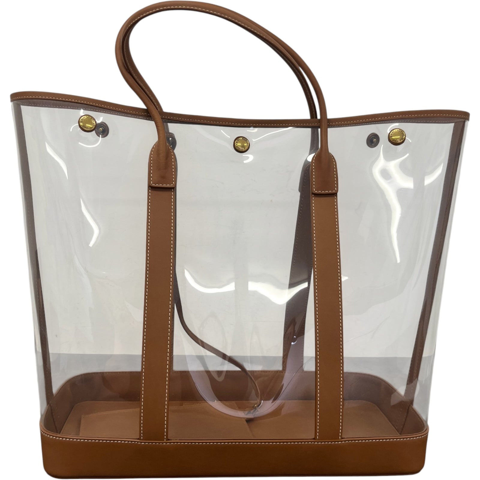 Women's Severine PVC Tote Handbag Brown - Photo 4