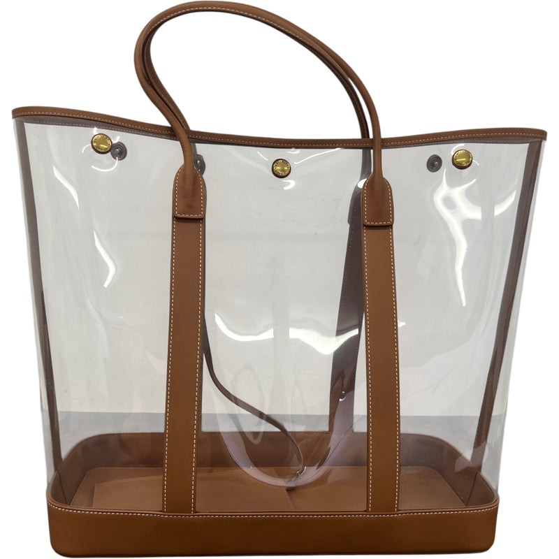 Women's Severine PVC Tote Handbag Brown