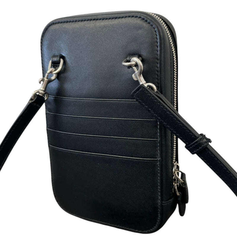 Men's Cash Zip Phone Holder Bag Black