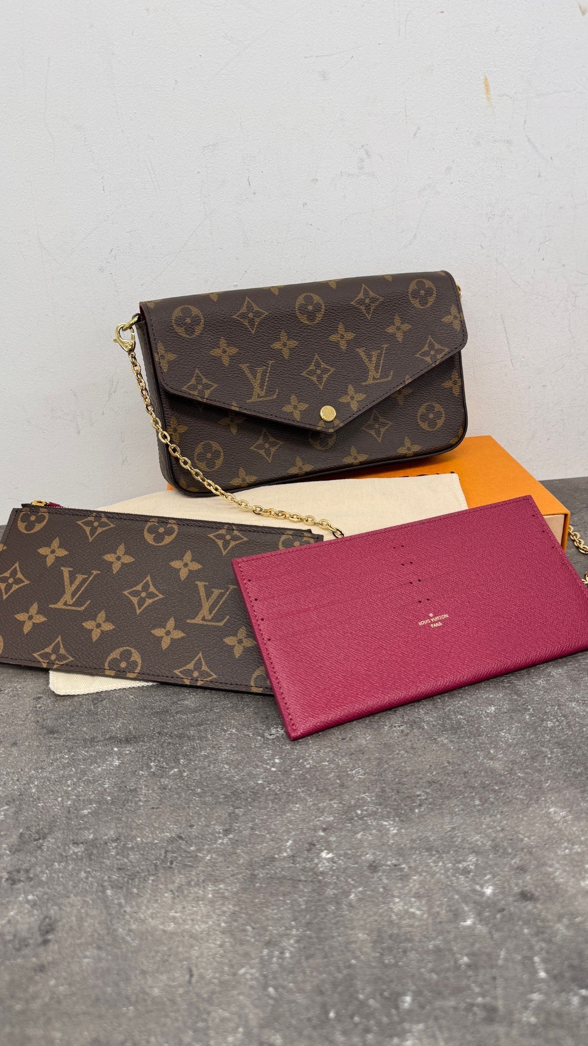 Women's Monogram Félicie Pochette Crossbody Bag Brown - Photo 14