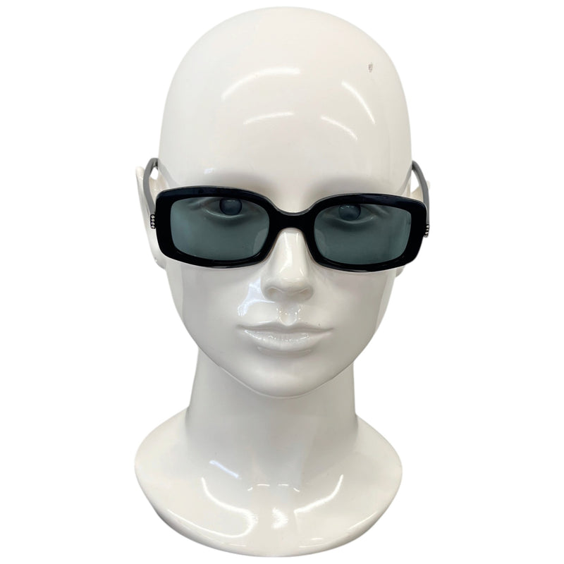 Women's Rectangle-Frame Logo Sunglasses Black