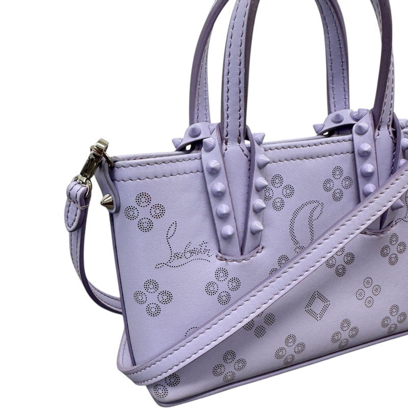 Women's Loubinthesky Mini East West Cabata Tote Handbag Purple