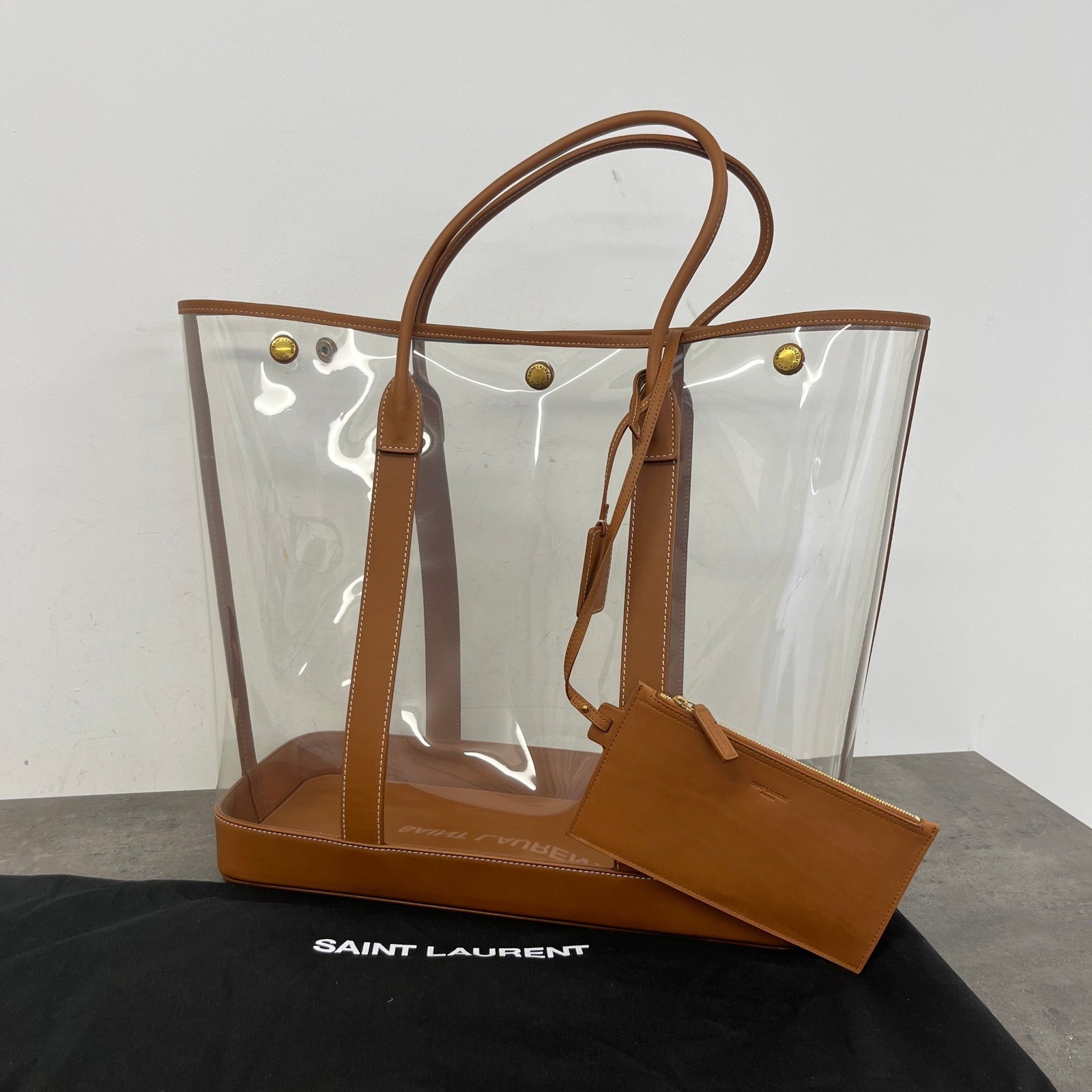 Women's Severine PVC Tote Handbag Brown - Photo 10