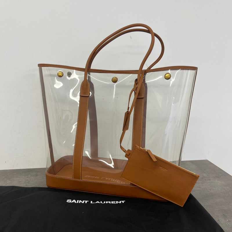 Women's Severine PVC Tote Handbag Brown