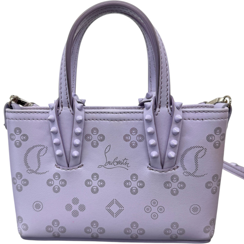 Women's Loubinthesky Mini East West Cabata Tote Handbag Purple