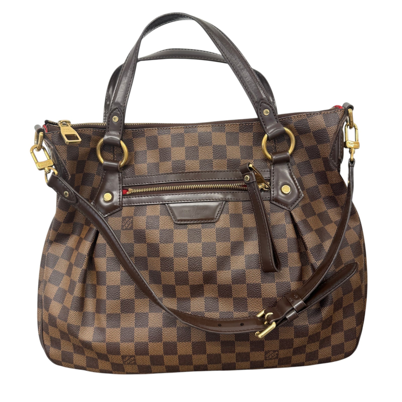 Women's Damier Ebene Evora Mm Bag Brown - Photo 1