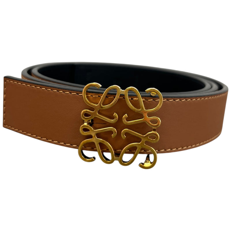 Women's Anagram Buckle Belt Tan Size W36