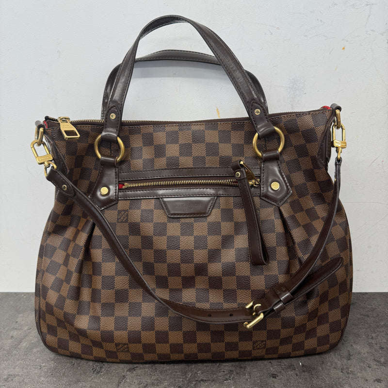Women's Damier Ebene Evora Mm Bag Brown