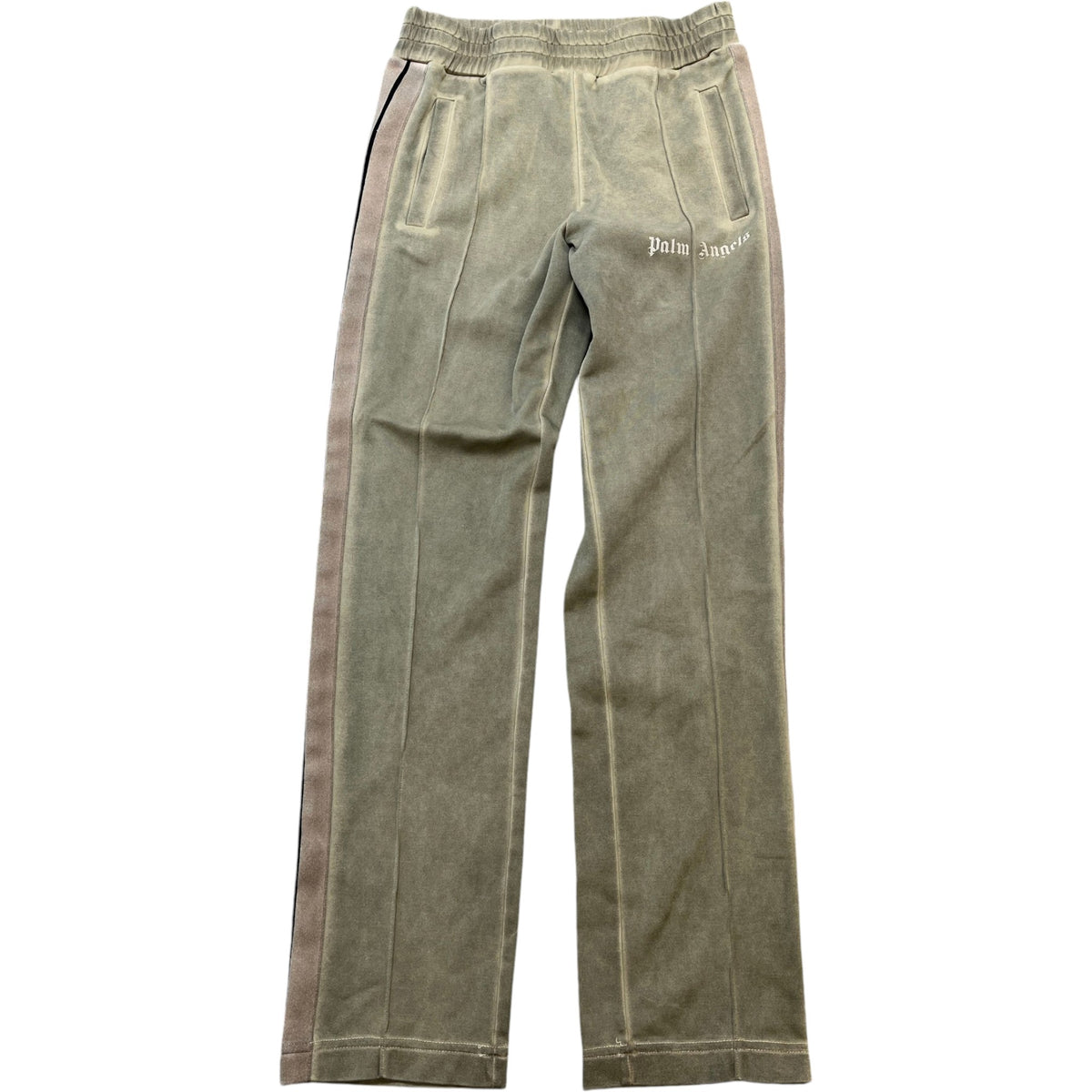 Men's Distressed Track Joggers Khaki Size S / W30 - Photo 1