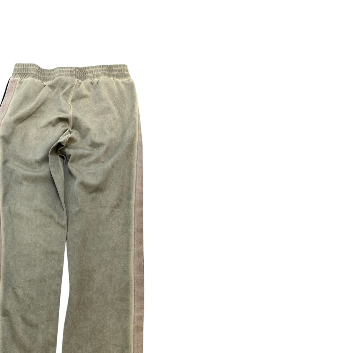 Men's Distressed Track Joggers Khaki Size S / W30 - Photo 4