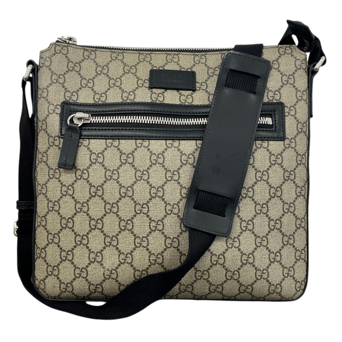 Men's GG Supreme Messenger Bag Beige - Photo 1