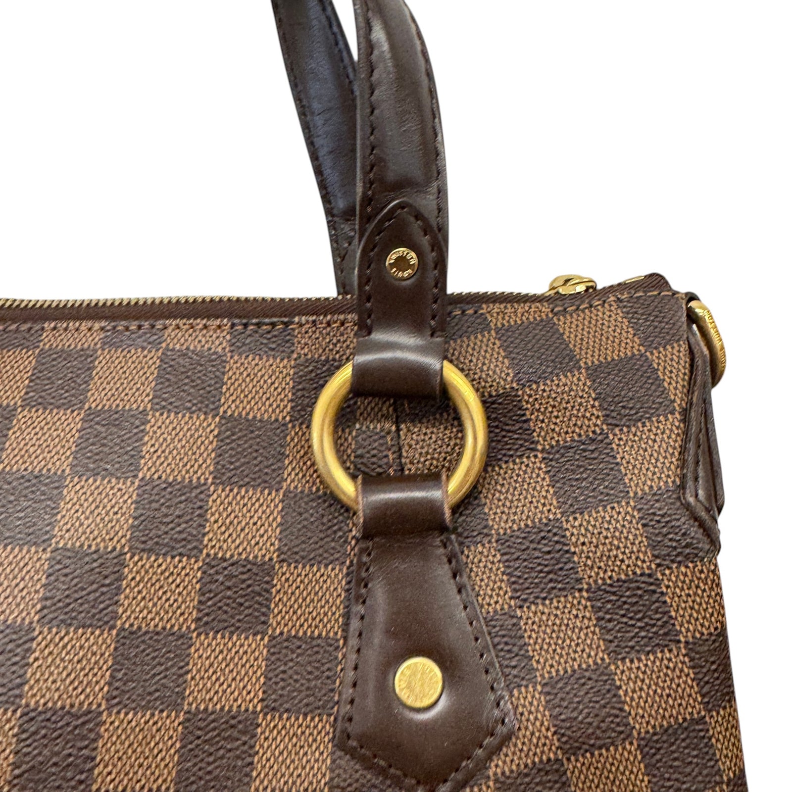 Women's Damier Ebene Evora Mm Bag Brown - Photo 7