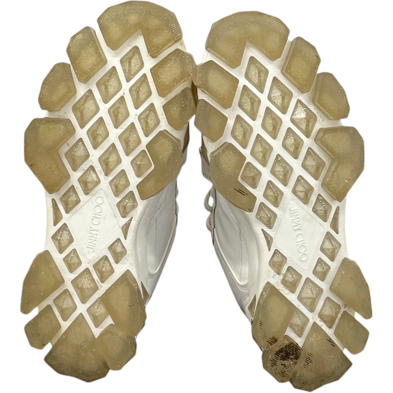 Women's Diamond Strap Low Trainers White Size UK 4 / EU 37 - Photo 10