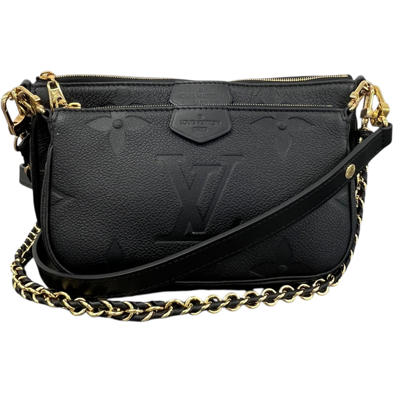 Women's Empreinte Monogram Multi Pochette Handbag Black