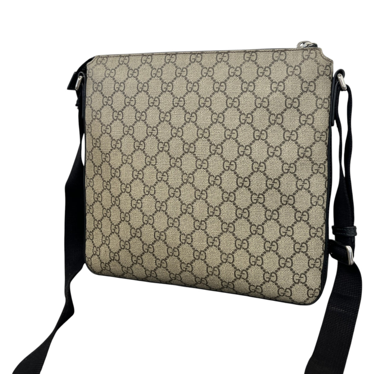 Men's GG Supreme Messenger Bag Beige - Photo 9