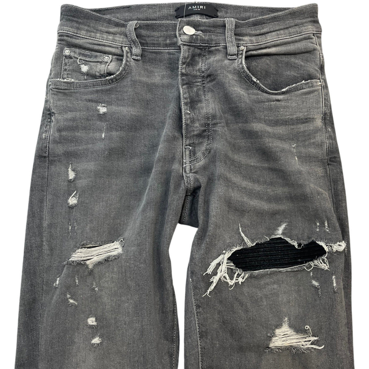 Men's MX1 Distressed Jeans Black Size S / W30 - Photo 5