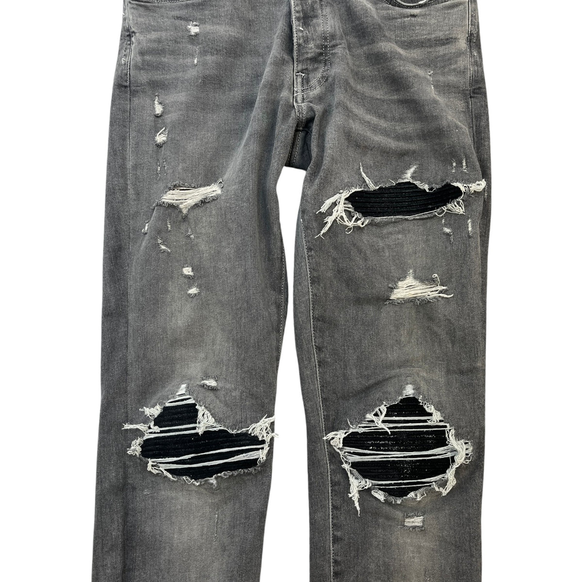 Men's MX1 Distressed Jeans Black Size S / W30 - Photo 6