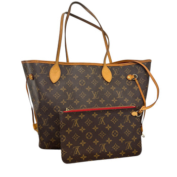 Women's Monogram Neverfull Mm Bag Brown
