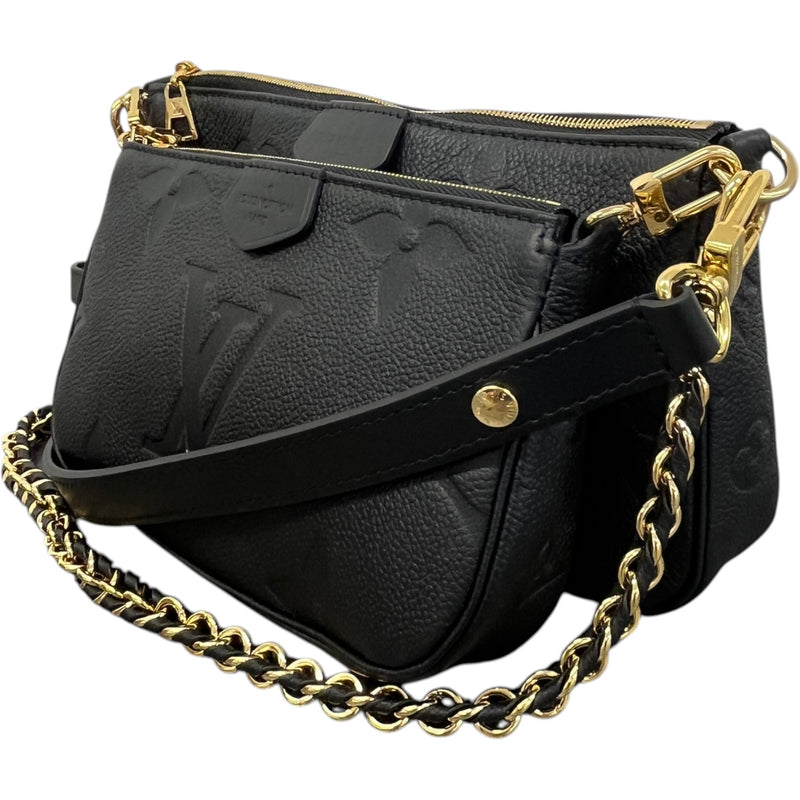 Women's Empreinte Monogram Multi Pochette Handbag Black