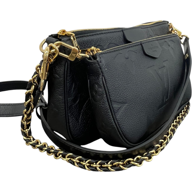 Women's Empreinte Monogram Multi Pochette Handbag Black