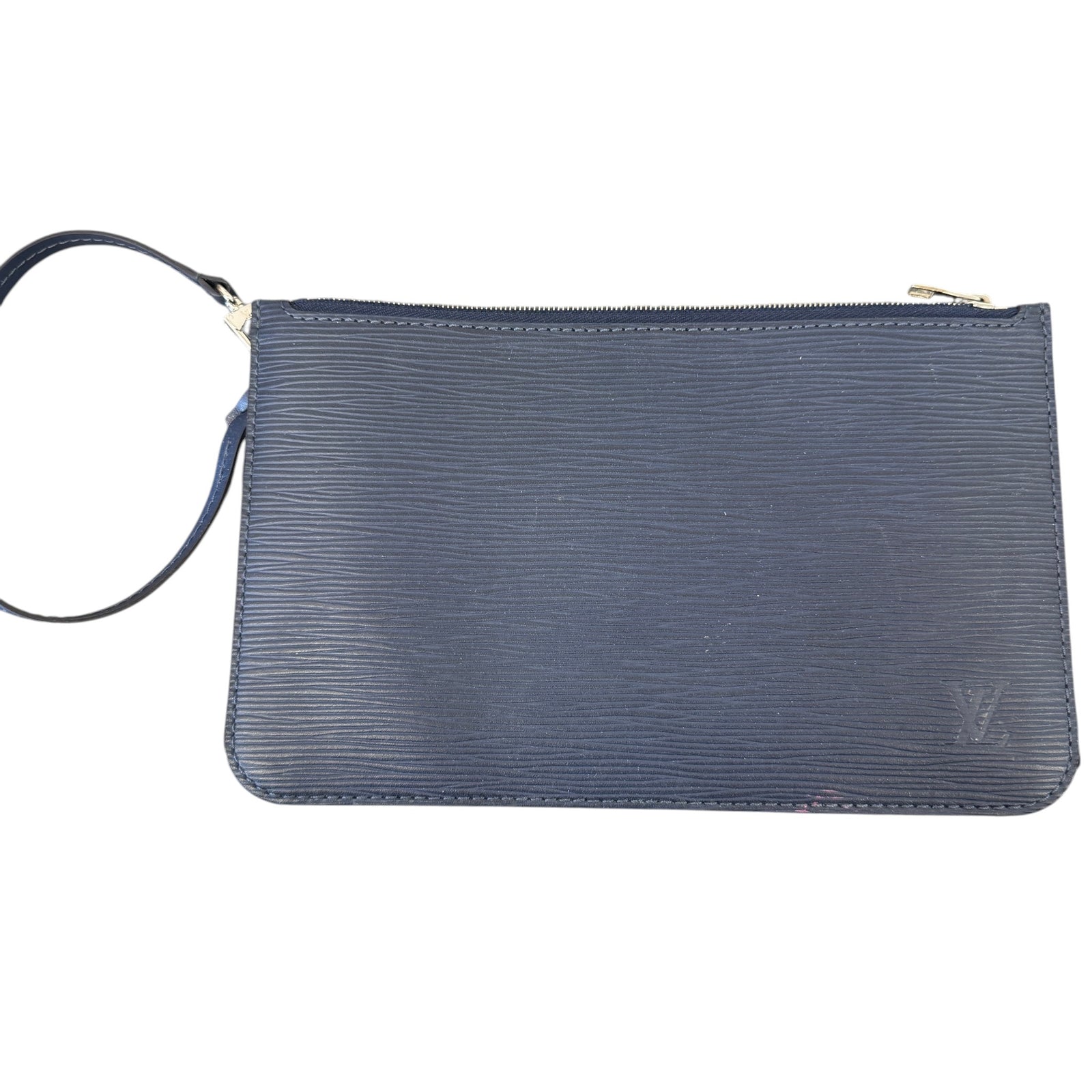 Women's Epi Leather Pouch Navy - Photo 1