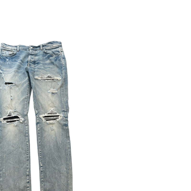 Men's Mx1 Distressed Jeans Blue Size Waist 32"