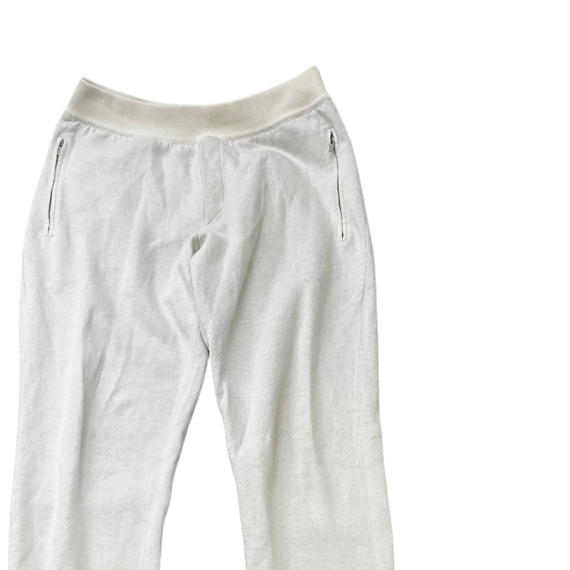 Men's Embroidered Logo Joggers Cream Size M