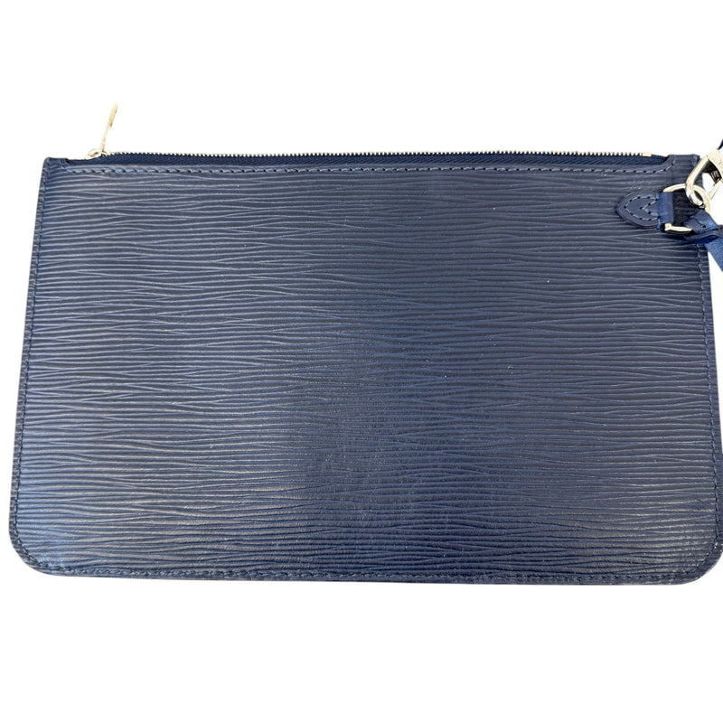 Women's Epi Leather Pouch Navy