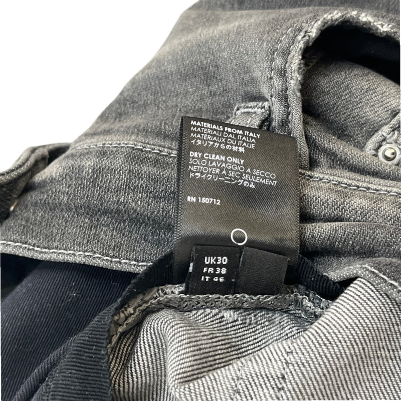 Men's MX1 Distressed Jeans Black Size S / W30