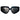 Women's Diamond Anagram Sunglasses Black