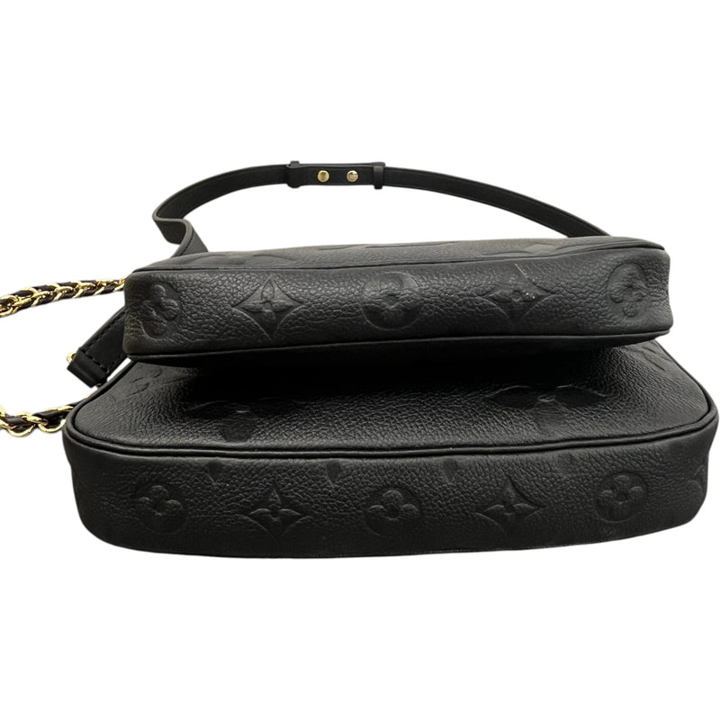 Women's Empreinte Monogram Multi Pochette Handbag Black
