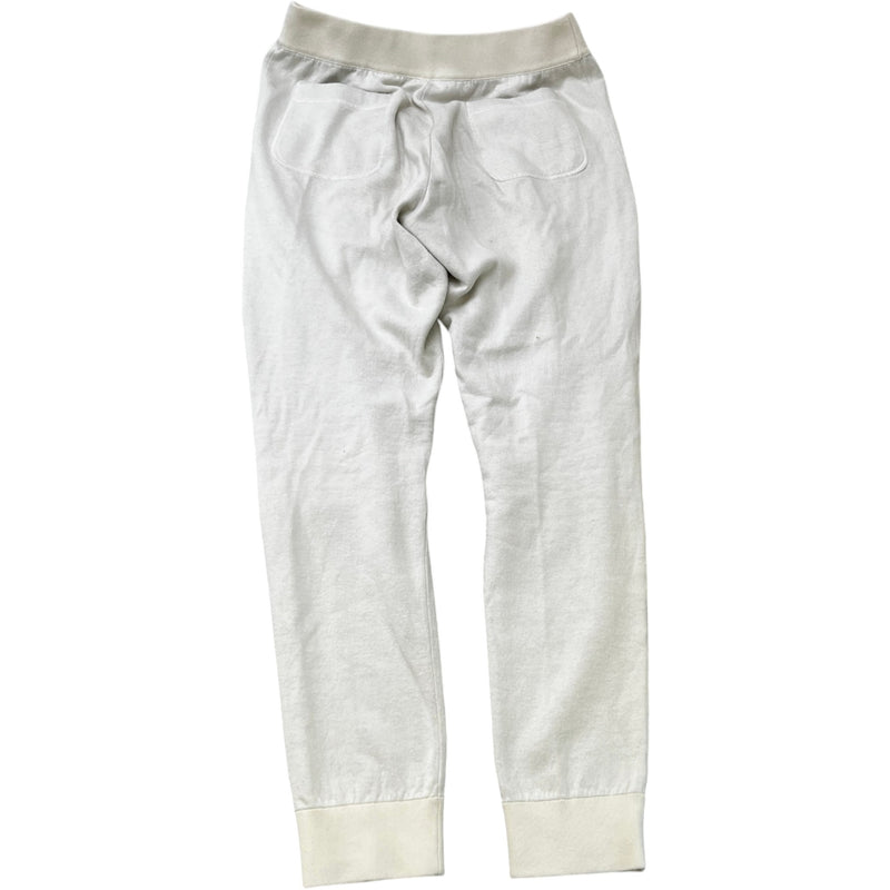Men's Embroidered Logo Joggers Cream Size M
