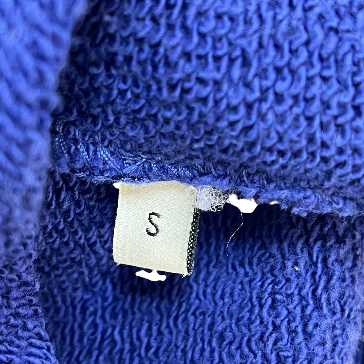 Men's Logo Print Sweatshirt Blue Size S - Photo 6