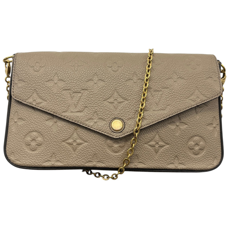 Women's Empreinte Leather Pochette Félicie Crossbody Bag Brown