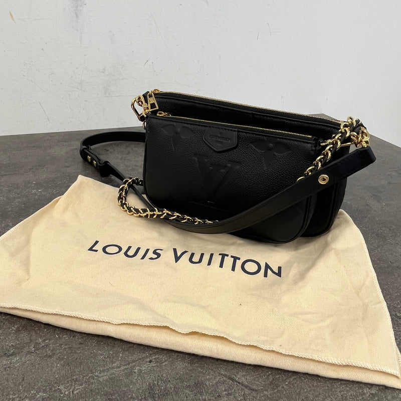 Women's Empreinte Monogram Multi Pochette Handbag Black