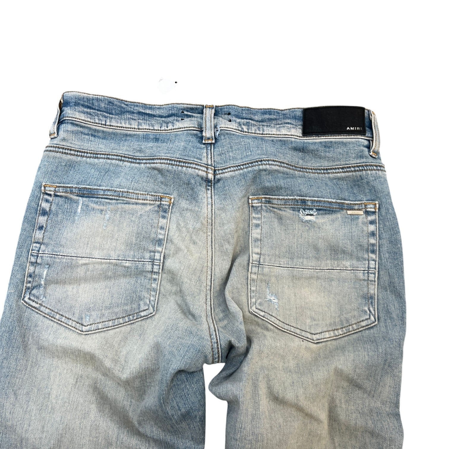 Men's Mx1 Distressed Jeans Blue Size Waist 32" - Photo 7