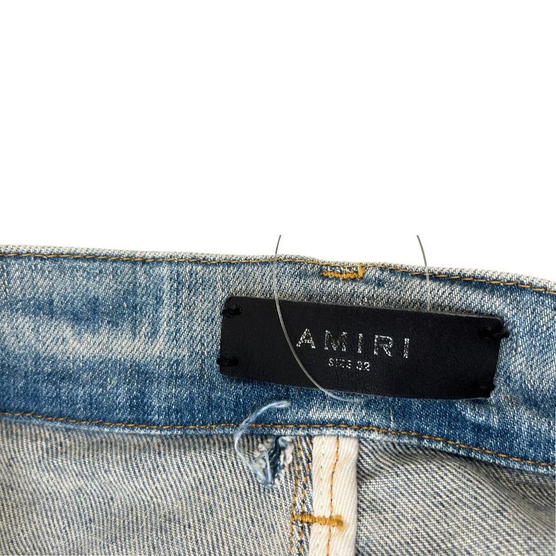 Men's Mx1 Distressed Jeans Blue Size Waist 32"