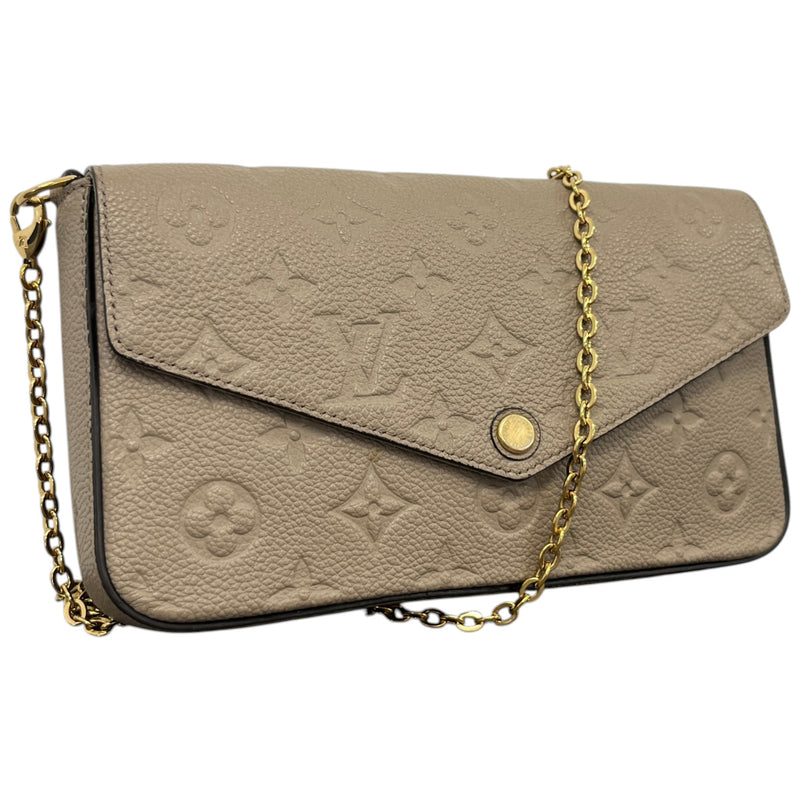 Women's Empreinte Leather Pochette Félicie Crossbody Bag Brown