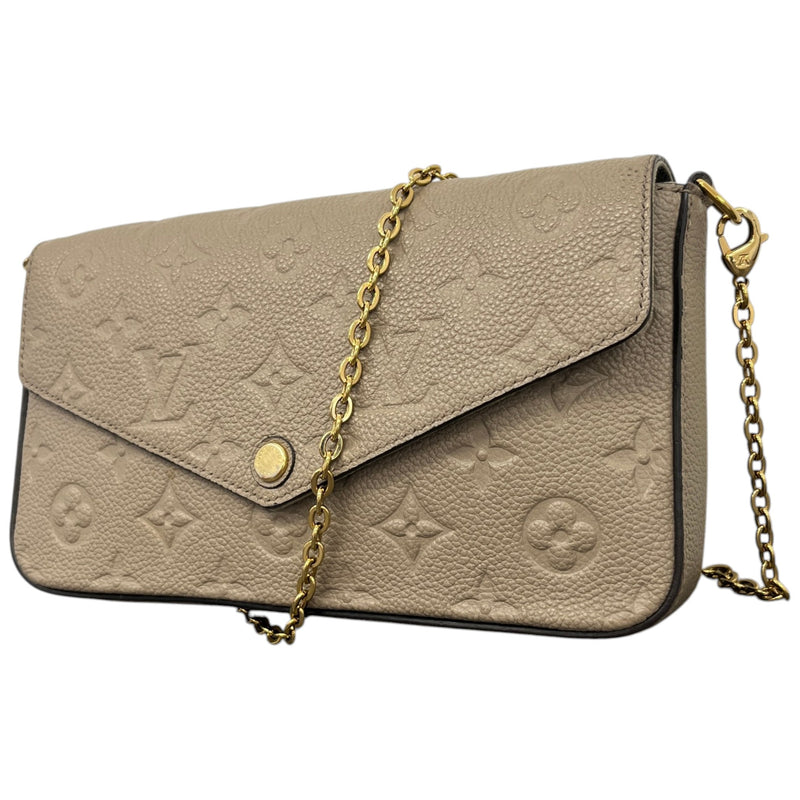 Women's Empreinte Leather Pochette Félicie Crossbody Bag Brown