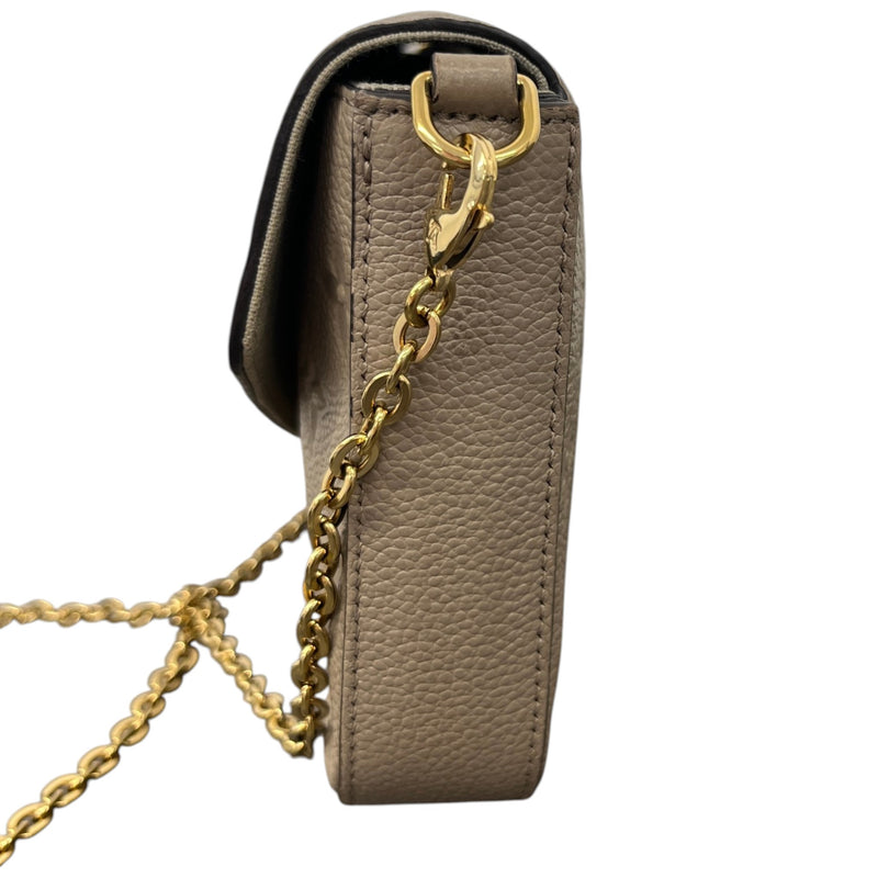 Women's Empreinte Leather Pochette Félicie Crossbody Bag Brown