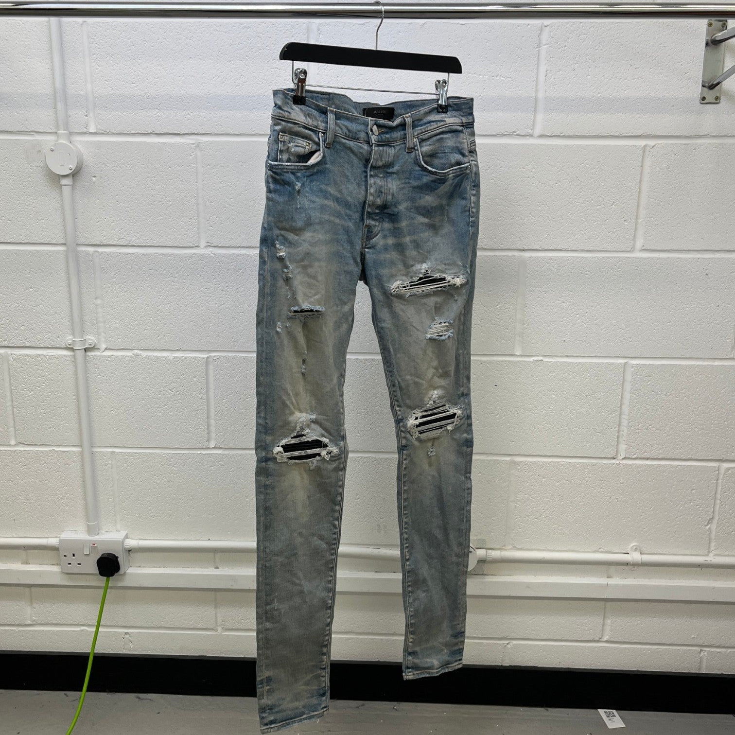 Men's Mx1 Distressed Jeans Blue Size Waist 32" - Photo 10