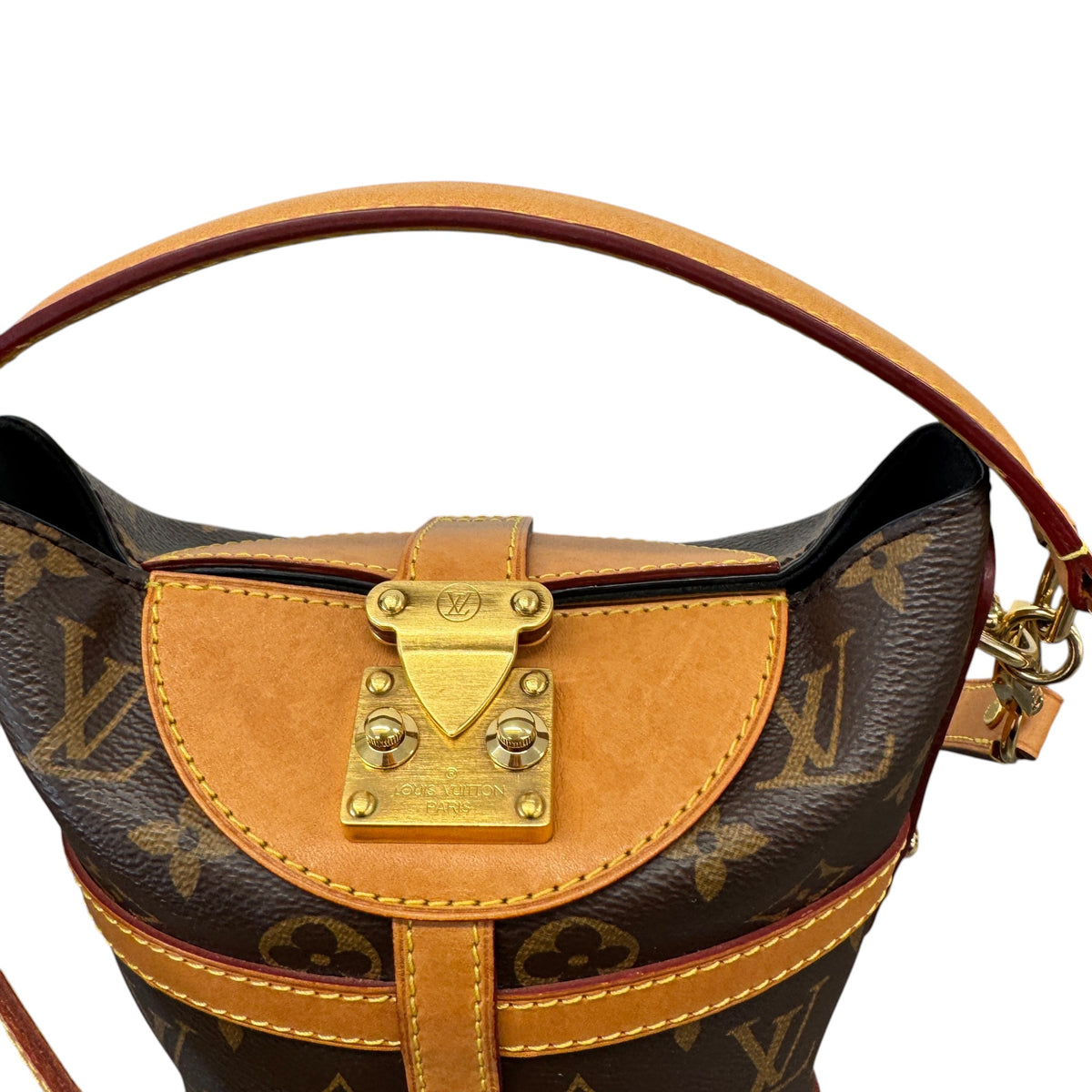 Women's Monogram Duffle Bucket Handbag Brown - Photo 5