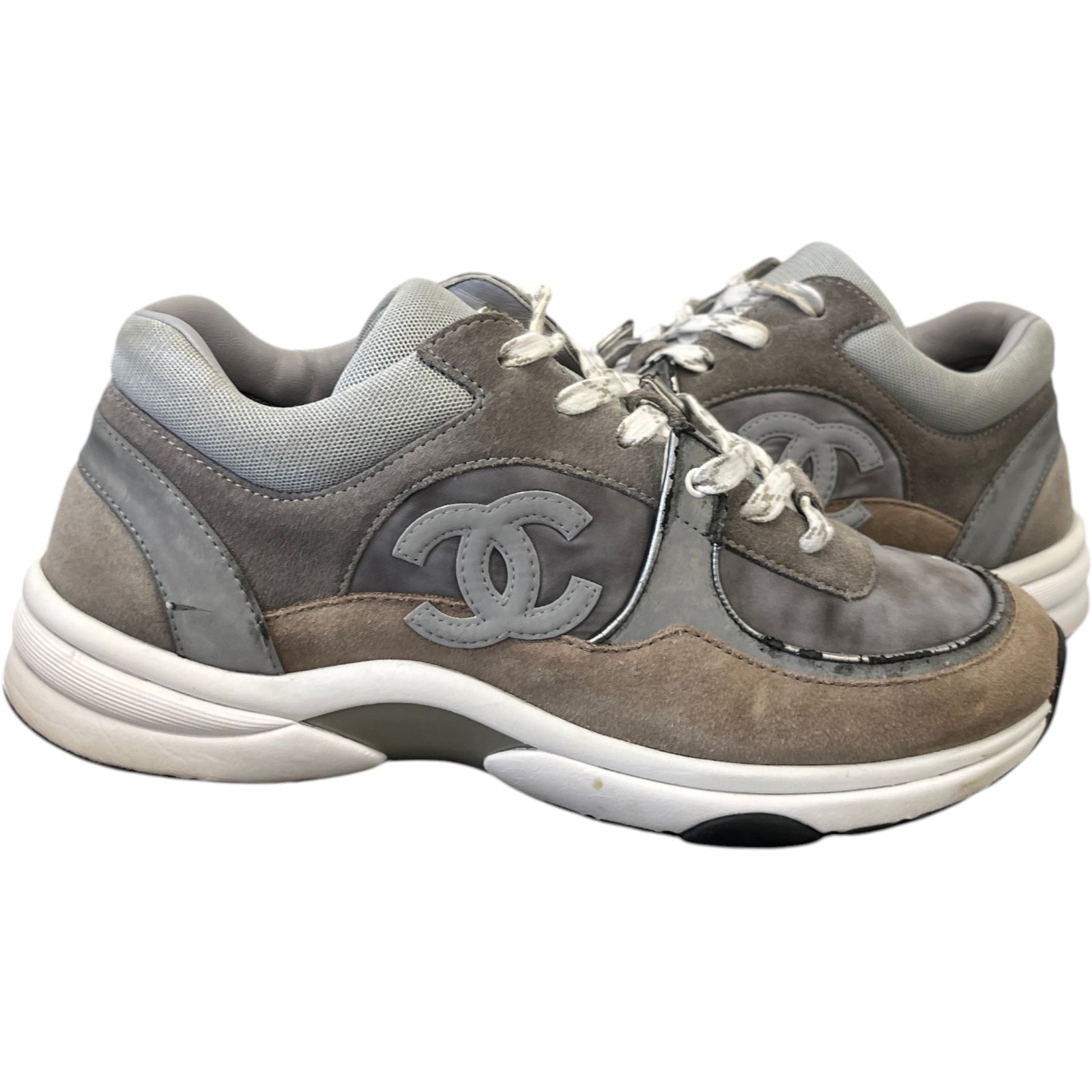 Men's Cc Runner Low Trainers Grey Size EU 41 / UK 7 - Photo 3